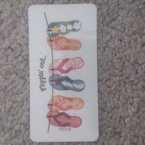 Laid back flip flop sticker for the old folk sticka  🤙🤙😎